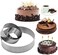Doyzee Supplies Cake Ring Set, Cake Mold Set, Pastry Ring, Mousse Ring, Ring Mold for Baking-4/6/8/10 Inch.