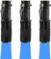 WAYLLSHINE Pack of 3 Single Mode Blue Light Flashlight, Blue LED Flashlight Torch for Night Fishing, Hunting, Observation.