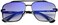 COASION Mens Sunglasses Costume Eyewear Retro Square Aviator Sun Glasses Frames for Women (Black/Gradient Dark Blue.