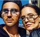 COASION Mens Sunglasses Costume Eyewear Retro Square Aviator Sun Glasses Frames for Women (Black/Gradient Dark Blue.