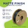 Polymaker Matte PLA Filament 1. 75mm Orange, 1kg Carton Spool PLA Filament 1. 75 - PolyTerra PLA 3D Printer Filament, Print with Most 3D Printers Using 3D Filament.