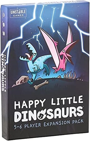 Unstable Games TeeTurtleHappy Little Dinosaurs: 5-6 Player ExpansionCardAges 82-6 Players30-60 Minutes Playing Time, 5565-UU-EXP1.