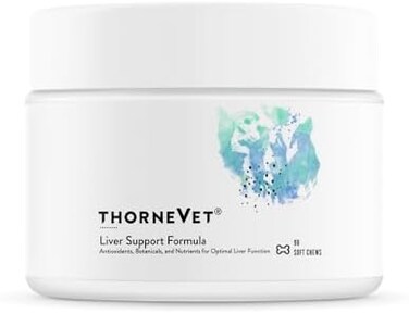 ThorneVet Hepagen – دعم الكبد للحيوانات الصغيرة: الكلاب والقطط، 90 قطعة مضغ طرية.