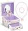 RR ROUND RICH DESIGN Kids Musical Jewelry Box for Girls with Drawer and Jewelry Set with Brave Unicorn - Beautiful Dream Tune Purple.