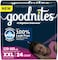 Goodnites Nighttime Bedwetting Underwear, Girls' XS.