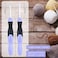 Chuangdi 11 Sizes Lighted Crochet Hooks Set Rechargeable Crochet Hook Light Up Crochet Hooks with Case, Interchangeable Heads 2. 5 mm to 8 mm for DIY Craft Supplies (Purple-Black.