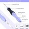 Chuangdi 11 Sizes Lighted Crochet Hooks Set Rechargeable Crochet Hook Light Up Crochet Hooks with Case, Interchangeable Heads 2. 5 mm to 8 mm for DIY Craft Supplies (Purple-Black.