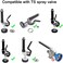KWODE Pre-rinse Spray Valve Repair Kit for All Commercial Sink Sprayer Spray Face Bumper and Screw Repair Part Black.