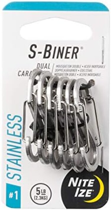 Nite Ize SB1-11-6R3 S-Biner Dual Carabiner.