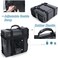 Trunab PC Tower Carrying Strap with Rubber Handle, Desktop Case Belt Computer Travel Holder with Pockets.