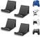 6amLifestyle 4 Pack Controller Holder Stand Built in Anti-Slip Pads for PS5 PS4 Xbox One Switch Pro Gamepad Controller Wall Mount Adhesive/Screws, Universal Controller Accessories Shark 14 Mini.