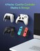 6amLifestyle 4 Pack Controller Holder Stand Built in Anti-Slip Pads for PS5 PS4 Xbox One Switch Pro Gamepad Controller Wall Mount Adhesive/Screws, Universal Controller Accessories Shark 14 Mini.