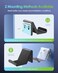 6amLifestyle 4 Pack Controller Holder Stand Built in Anti-Slip Pads for PS5 PS4 Xbox One Switch Pro Gamepad Controller Wall Mount Adhesive/Screws, Universal Controller Accessories Shark 14 Mini.