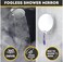 HoneyBull Shower Mirror for Shaving Fogless with Suction, 2 Razor HoldersSwivel (Extra-Large White.