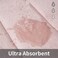 ROSMARUS Memory Foam Bath Mat 17&rdquo; x 24&rdquo;, Water Absorbent Bath Mats for Bathroom, Non Slip Washable Bathroom Rugs for Shower, Ultra Soft Bathroom Mats for FloorTub, Pink.