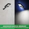 Engrepo Solar Lights Outdoor, 1000LM 156 LEDs Solar Powered Motion Sensor Light, Security Waterproof Solar Flood Light for Yard, Fence, Garden, Patio, Front Door, Shed, Deck, Path. 2 Pack.