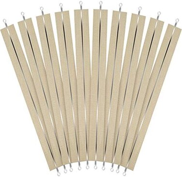 Honoson 10 Pcs Impulse Sealer Replacement Parts 16 Inch Heat Seal Strips Replacement Element Service Heat Seal Strips Impulse Sealer Spare Repair Parts Kit Compatible with F-400, FS-400, PFS-400.