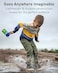 CamelBak eddy14 oz Kids Water Bottle with Tritan Renew &ndash; Straw Top, Leak-Proof When Closed, Grapefruit.