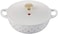 Le Creuset L'Amour Enameled Cast Iron Soup Pot, 2. 75 Quarts, White with Heart AppliqueLight Gold Knob.