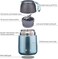 Itslife Insulated Thermo Food Jar for HotCold Food for Kids Adult, 17 oz Soup Thermal Hot Food Containers for Lunch, Triple Layer Insulation Stainless Steel Food Jar with Spoon (Lightblue.