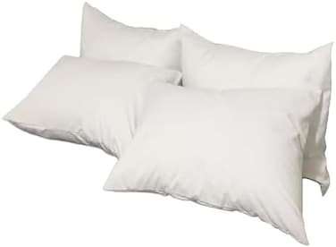 LEISUREWEEK Premium Queen Pillowcases 4 Pack - White Standard - Ultra Soft 1800 Thread Count Hypoallergenic Microfiber- Double Brushed - Allergies Free - Wrinkle Resistant Pillowcase Set.