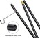 TOBWOLF Portable Camping Folding Lamp Pole with Stake, Collapsible Aluminum Lantern Stand, Outdoor Lamp Post Hanging Light Hanger Stick for Picnic, Hiking, Fishing, Backpacking, BBQ - Black.