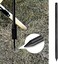 TOBWOLF Portable Camping Folding Lamp Pole with Stake, Collapsible Aluminum Lantern Stand, Outdoor Lamp Post Hanging Light Hanger Stick for Picnic, Hiking, Fishing, Backpacking, BBQ - Black.
