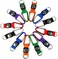 PROLOSO Colorful Carabiner Compass Keychain Belt Clips Kids Toys Prizes Outdoors Adventure Party Favors 20 Pcs, Multi, Medium.