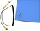 BOOTOP PIN ESD High Temperature Mat Kit,ESD Mats,ESD Rubber Mat,ESD Kit,16" x 24" x 0. 08",Blue, Anti-Static Mat with ESD Wrist Strap and ESD Grounding Cord for Sensitive Electronics Working - ESD Mat