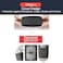 INFIPAR 1PCS Compatible with Chevy Chevrolet Silverado GMC Sierra 1500 2500 HD 3500 HD Silicone Smart Key Fob Cover Case Protector Truck Accessories Fob Holder (5-Button, Black.