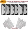 Vickay 60 Pack Utility Knife Blades, SK5 Steel Heavy Duty Box Cutter Replacement Blades with Plastic Case, Standard Size Razor Blades for Most Standard Utility Knives.