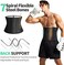BVVU Waist Trainer Trimmer for Men,Mens Waist Trainer Tummy Control Sweat Wrap.