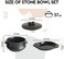 ElinCube Premium Korean Stone Bowl with LidPlatter, Clay Pot for Cooking Hot Pot Dolsot Bibimbap and Soup Cookware.