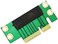 بطاقة SinLoon PCI- Express 4X Riser Card 90-Degree Adapter Card PCI-E 4X Extender Extension Card for 1U, Small Computer and Server Case (PCIE 4X).