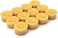 TELOSMA Natural Yellow Beeswax Tealight Candles - 12pcs - Organic Candle Natural Scent Smokeless Clean Burning.