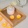 TELOSMA Natural Yellow Beeswax Tealight Candles - 12pcs - Organic Candle Natural Scent Smokeless Clean Burning.