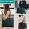 KTMOUW Women Laptop Bag Leather Work Tote 15. 6 Inch Laptop Computer Bag Business Shoulder Messenger Bag.