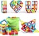 Coodoo Upgraded Magnetic Blocks Tough Tiles STEM Toys for 3Year Old Boys and Girls Learning by Playing Games for Toddlers Kids, Compatible with Major Brands Building Blocks - Starter Set.