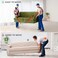 Ytonet Moving Straps, Lifting Straps for Move Furniture, 2-Person Shoulder Lifting and Moving System for Appliances, Mattresses, Heavy Objects up to 800lbs, Furniture Strap Round Sling, Orange.