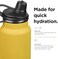 Klean Kanteen TKWide 32oz (w/Chug Cap- Marigold.