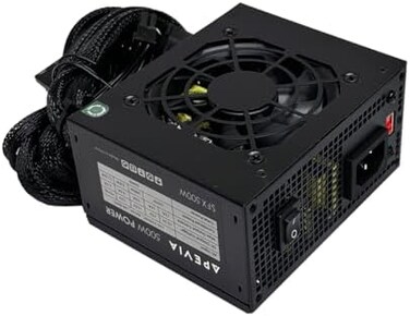 Apevia SFX-AP500W Mini ITX Solution/Micro ATX/SFX 500W Power Supply.