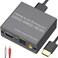 VPFET HDMI Audio Extractor Splitter Converter, 4K@60Hz HDMI to HDMIOptical3. 5mm AUX Audio Adapter Supports HDMI 2. 0,HDR10, 18Gpbs Bandwidth,Dolby Digital/DTS,PCM.