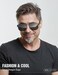 LUENX Aviator Sunglasses for Men Square Polarized Polygon Lens - UV 400 Protection with Accessories.