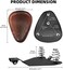 DREAMIZER Bobber Motorcycle Solo Seat Compatible With Sportster XL 1200 883 48 Dyna Brown.