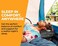 Foxelli Self-Inflating Camping Pillow LightweightCompact Backpacking Pillow, Perfect Camp Pillow for Sleeping.