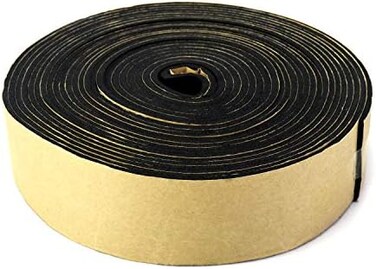 QWORK Pipe Wrap Insulation, Waterproof Foam Insulation Tape Adhesive for Hot or Cold Pipes, 33 Ft x 2 Inch Wide x 1/8 Inch Thick.