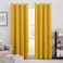 HOMEIDEAS Blackout Curtains 52 X 84 Inch 2 Panels Mustard Yellow Room Darkening Bedroom Curtains, Thermal Grommet Light Bolcking Window Curtains for Living Room.