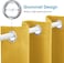 HOMEIDEAS Blackout Curtains 52 X 84 Inch 2 Panels Mustard Yellow Room Darkening Bedroom Curtains, Thermal Grommet Light Bolcking Window Curtains for Living Room.