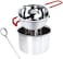 Yitokmc 2 Pack Stainless Steel Double Boiler Pot Chocolate Melting Pot Soap Candle Candy Making Tool Kit Wax Melting Heat Proof Bowl for Melting Chocolate, Butter, Cheese, Caramel, Candy, Candle, Wax.