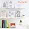 Shuttle Art Retractable Pastel Gel Ink Pens, 11 Pack Black Ink Pens, Cute Pens 0. 5mm Fine Point for Writing Journaling Taking Notes School Office Home.